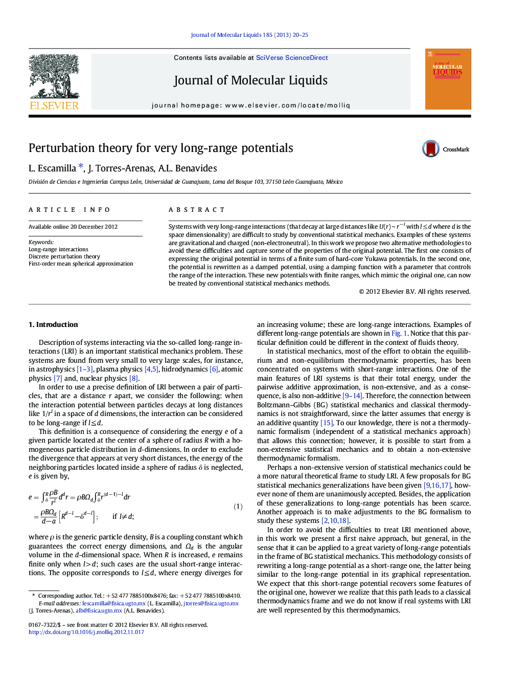 Perturbation theory for very long-range potentials