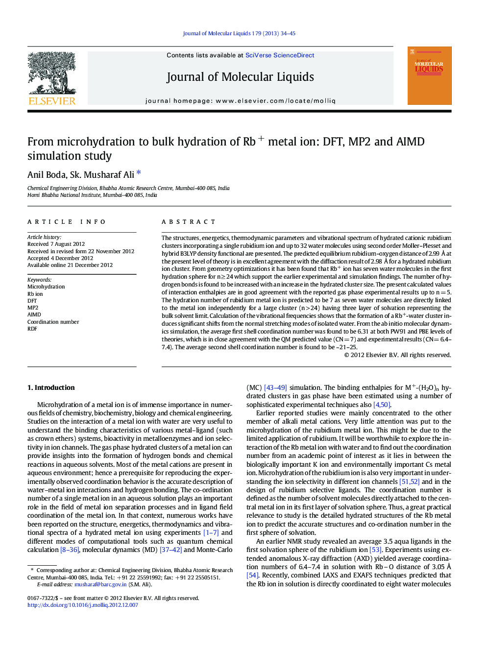 From microhydration to bulk hydration of Rb+ metal ion: DFT, MP2 and AIMD simulation study