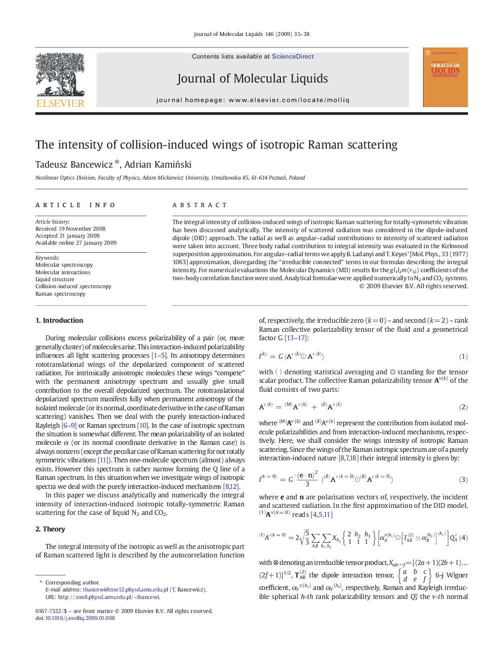 The intensity of collision-induced wings of isotropic Raman scattering