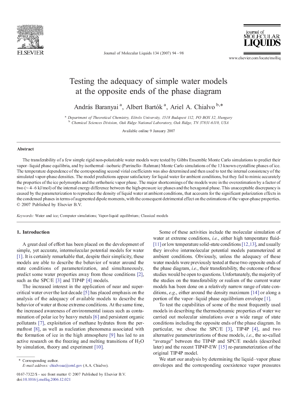 Testing the adequacy of simple water models at the opposite ends of the phase diagram