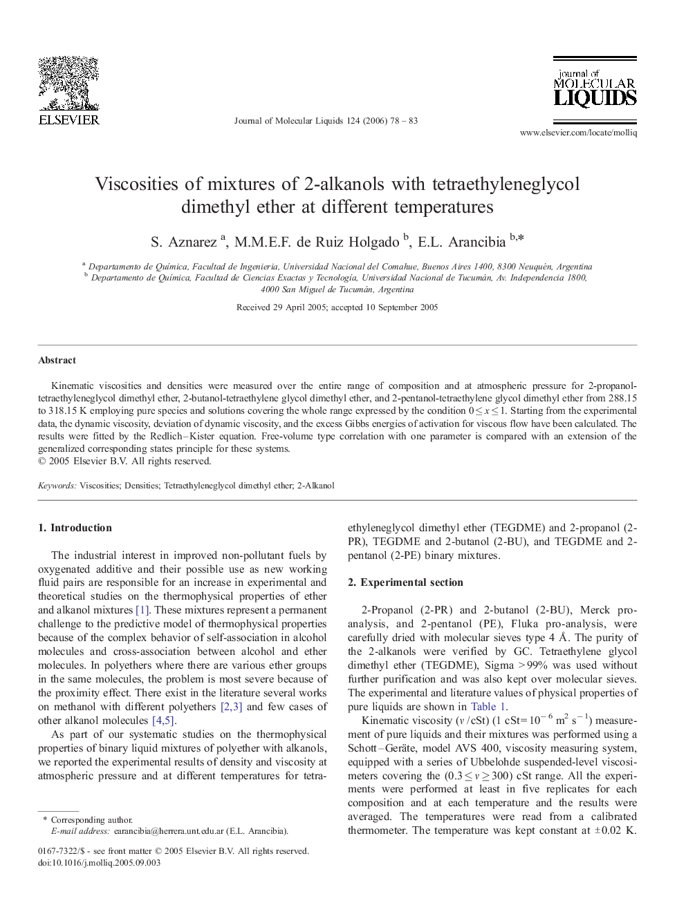 Viscosities of mixtures of 2-alkanols with tetraethyleneglycol dimethyl ether at different temperatures