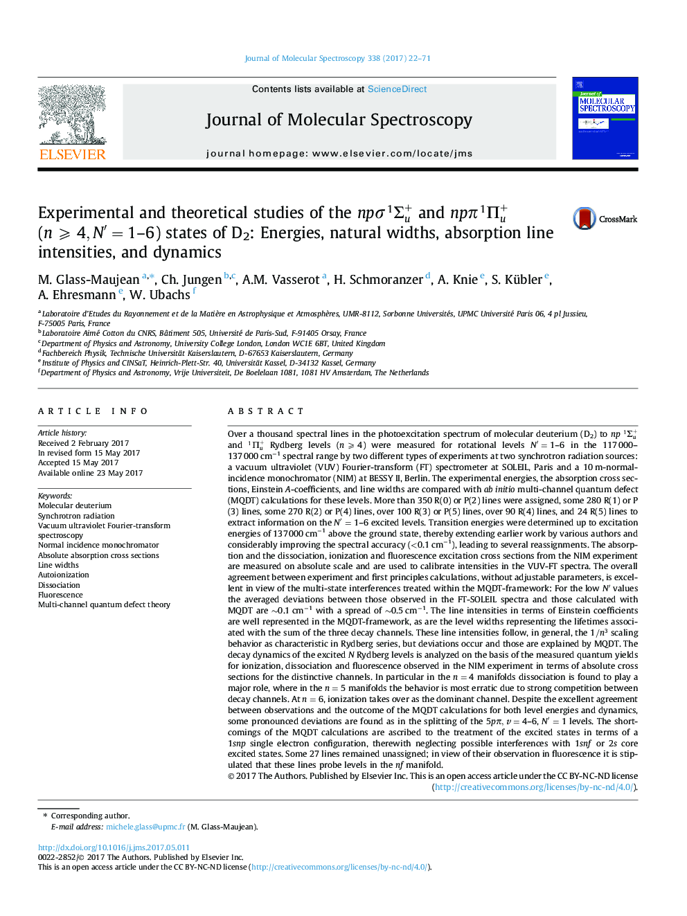 Experimental and theoretical studies of the npÏ1Î£u+ and npÏ1Î u+ (nâ©¾4,Nâ²=1-6) states of D2: Energies, natural widths, absorption line intensities, and dynamics