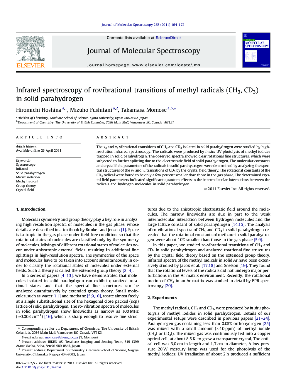 Infrared spectroscopy of rovibrational transitions of methyl radicals (CH3, CD3) in solid parahydrogen