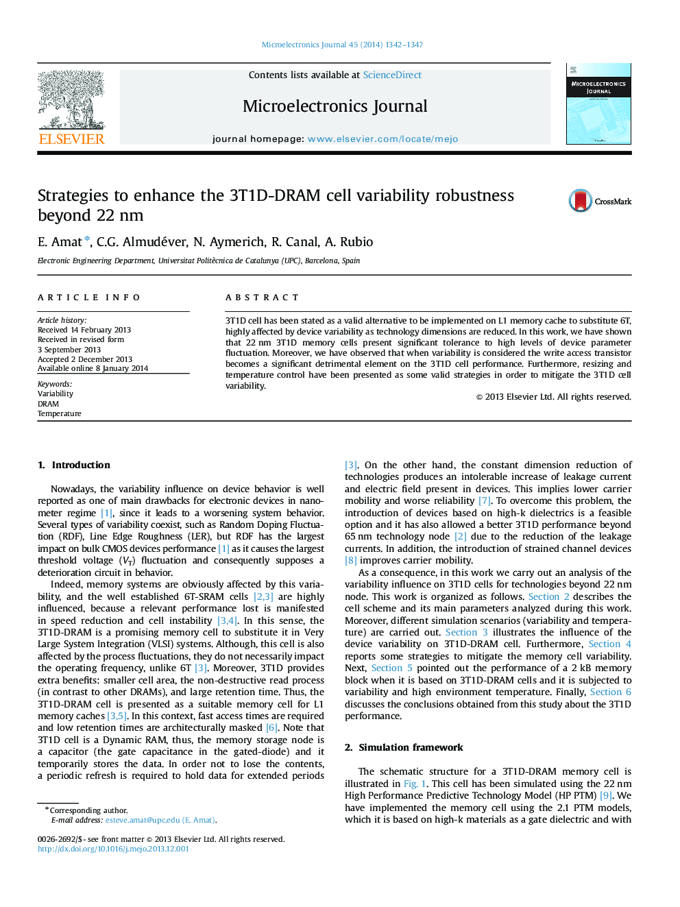 Strategies to enhance the 3T1D-DRAM cell variability robustness beyond 22 nm