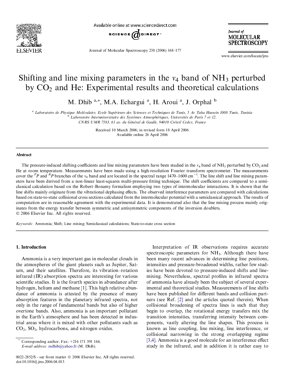 Shifting and line mixing parameters in the Î½4 band of NH3 perturbed by CO2 and He: Experimental results and theoretical calculations