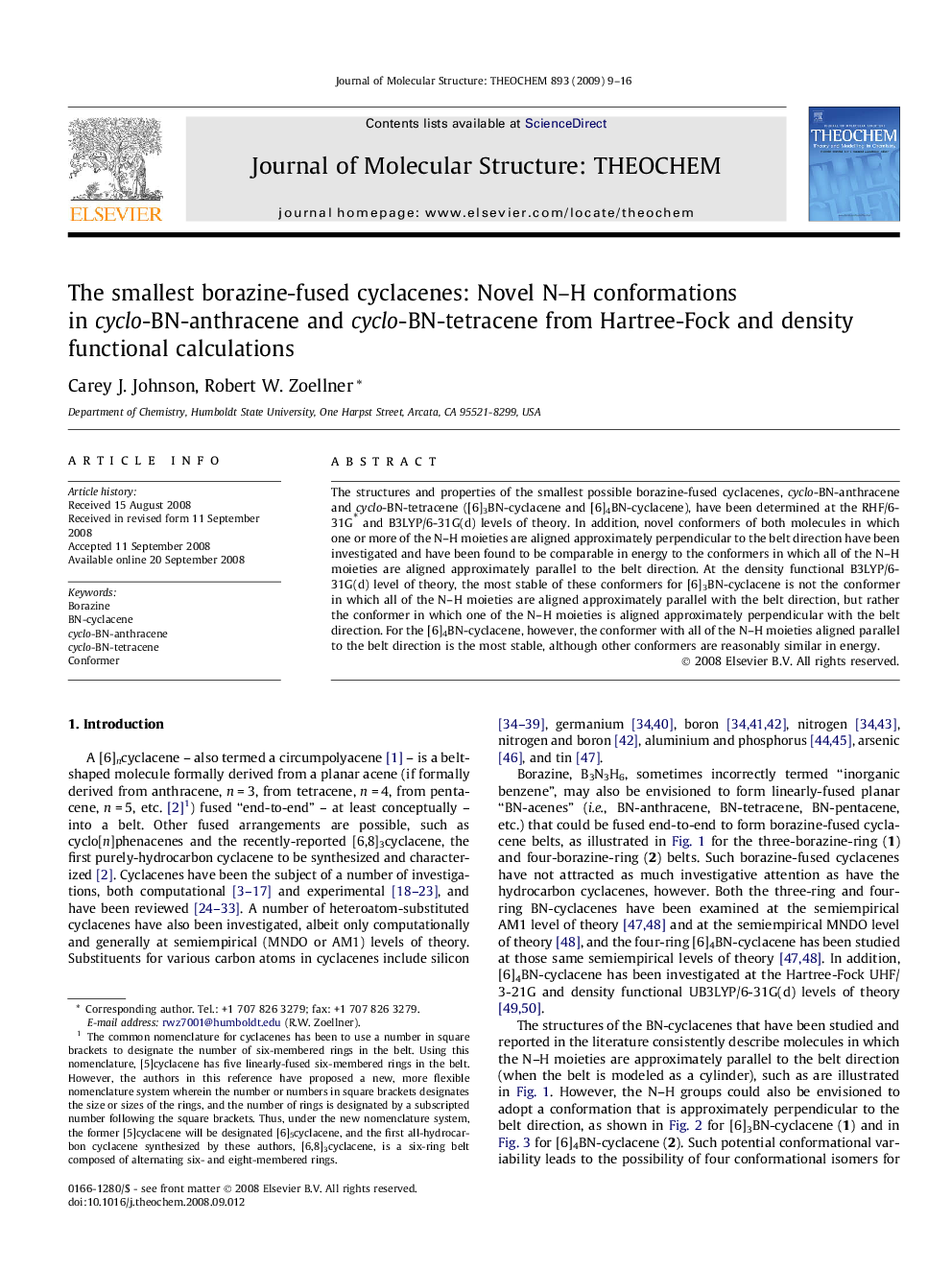 The smallest borazine-fused cyclacenes: Novel N-H conformations in cyclo-BN-anthracene and cyclo-BN-tetracene from Hartree-Fock and density functional calculations