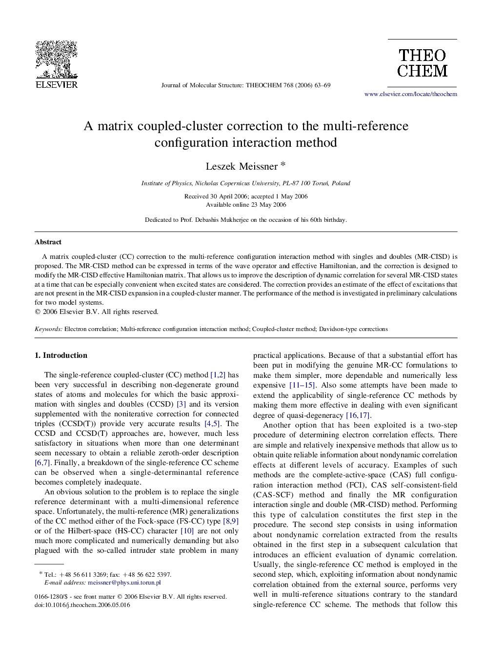 A matrix coupled-cluster correction to the multi-reference configuration interaction method