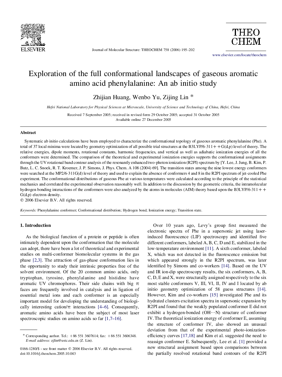 Exploration of the full conformational landscapes of gaseous aromatic amino acid phenylalanine: An ab initio study