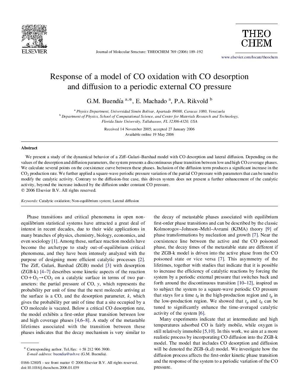 Response of a model of CO oxidation with CO desorption and diffusion to a periodic external CO pressure