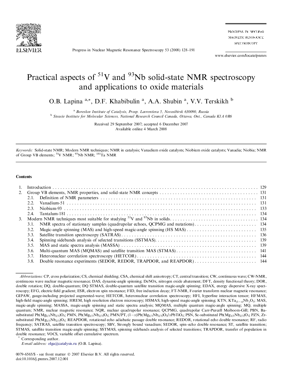 Practical aspects of 51V and 93Nb solid-state NMR spectroscopy and applications to oxide materials