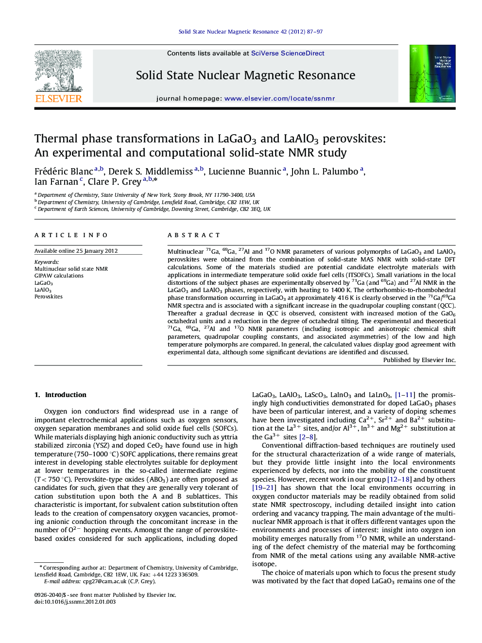Thermal phase transformations in LaGaO3 and LaAlO3 perovskites: An experimental and computational solid-state NMR study