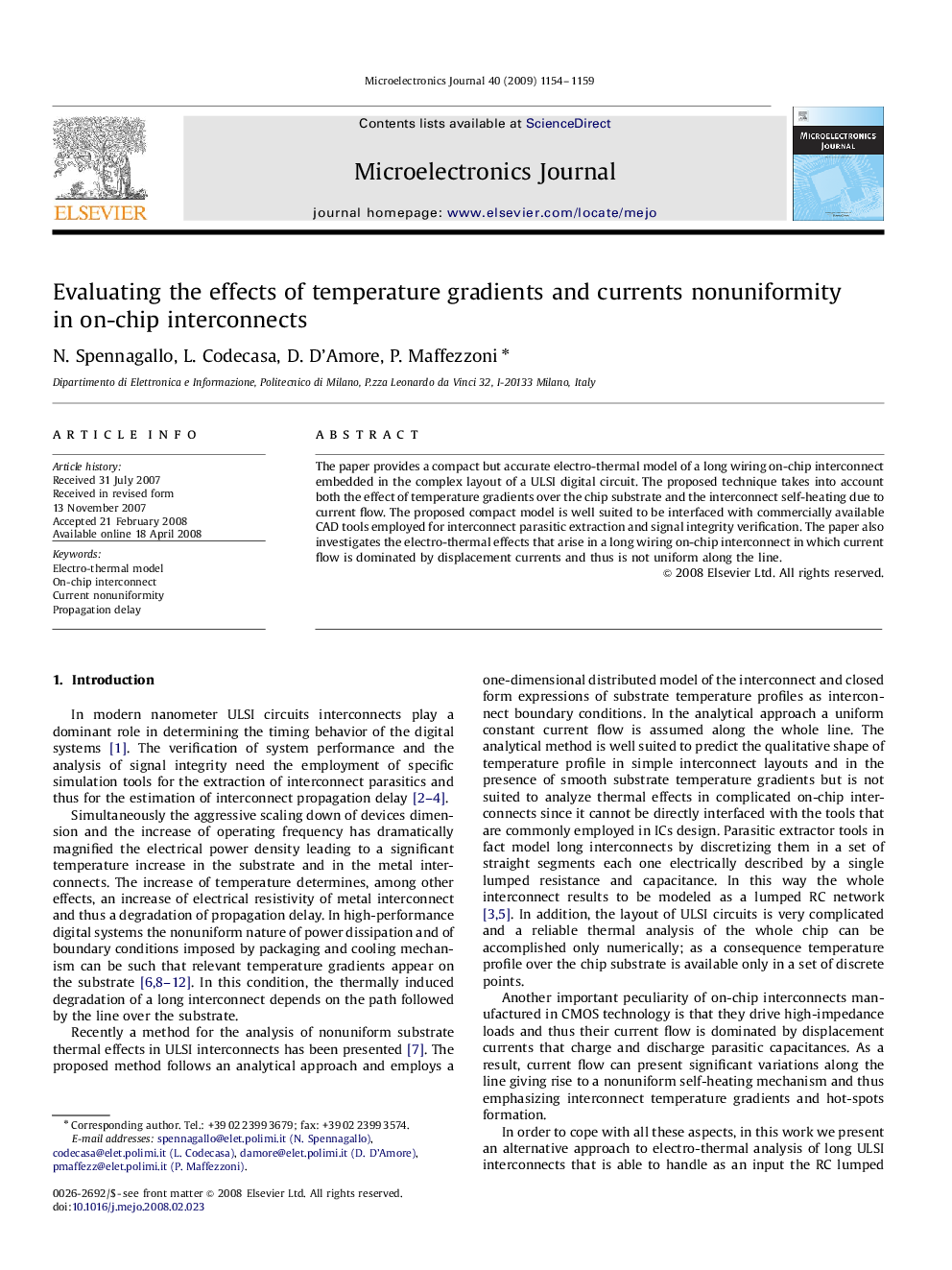 Evaluating the effects of temperature gradients and currents nonuniformity in on-chip interconnects