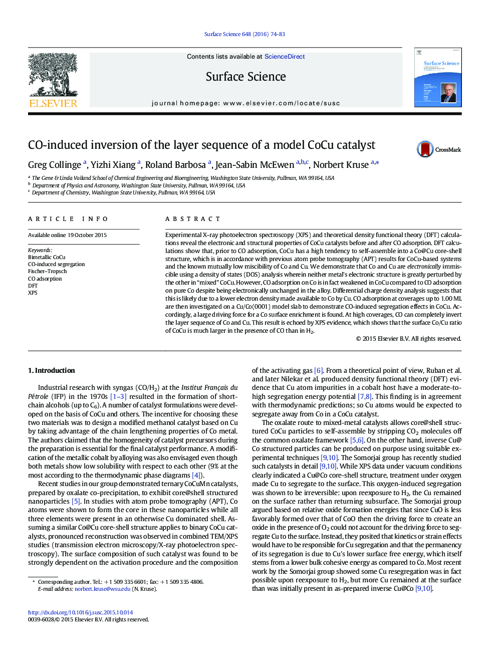 CO-induced inversion of the layer sequence of a model CoCu catalyst