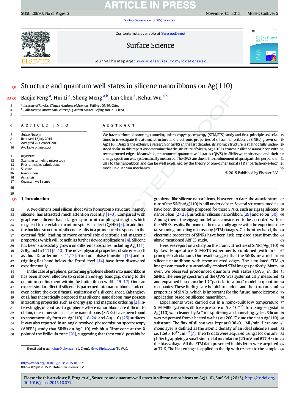 Structure and quantum well states in silicene nanoribbons on Ag(110)