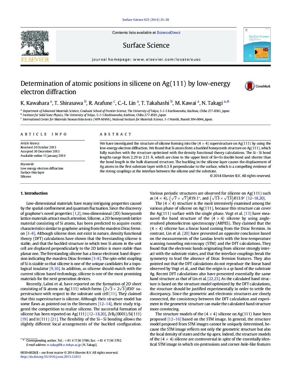 Determination of atomic positions in silicene on Ag(111) by low-energy electron diffraction