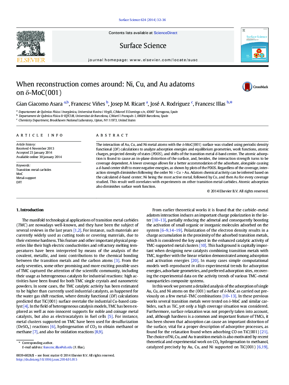 When reconstruction comes around: Ni, Cu, and Au adatoms on Î´-MoC(001)