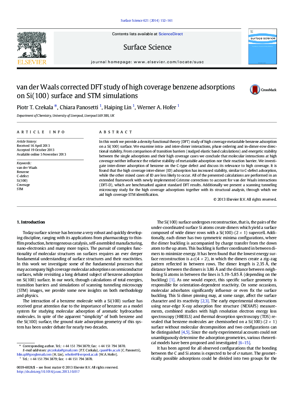 van der Waals corrected DFT study of high coverage benzene adsorptions on Si(100) surface and STM simulations