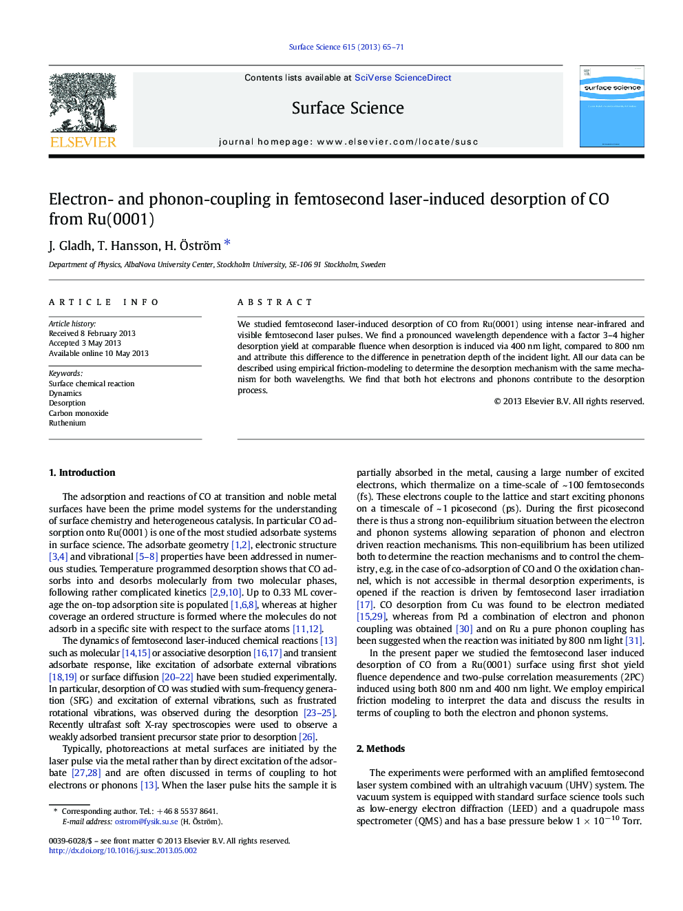 Electron- and phonon-coupling in femtosecond laser-induced desorption of CO from Ru(0001)