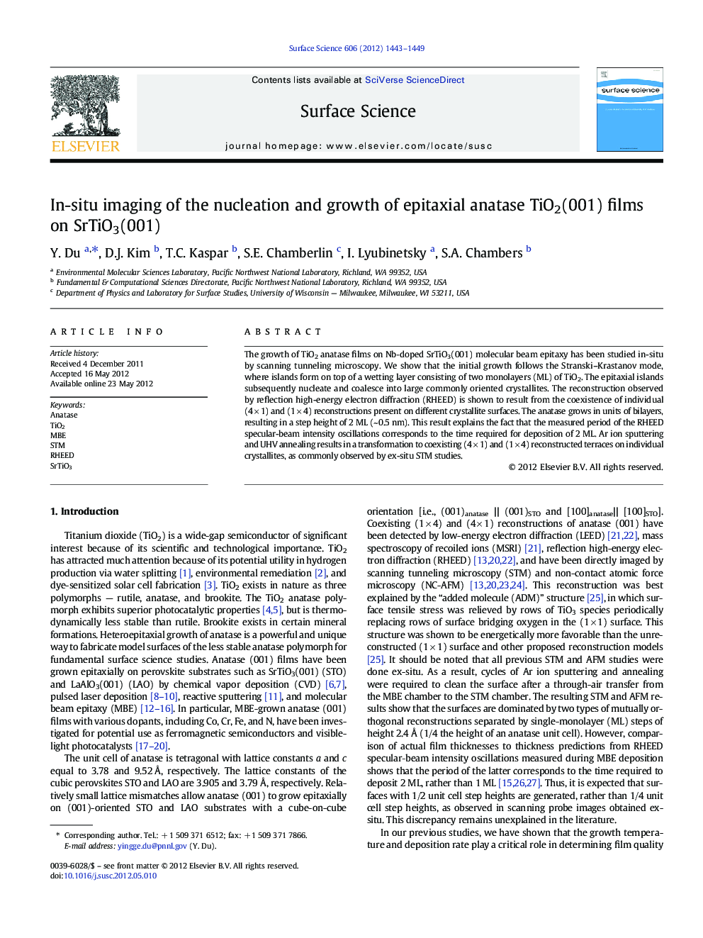 In-situ imaging of the nucleation and growth of epitaxial anatase TiO2(001) films on SrTiO3(001)