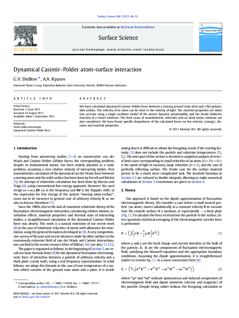 Dynamical Casimir-Polder atom-surface interaction