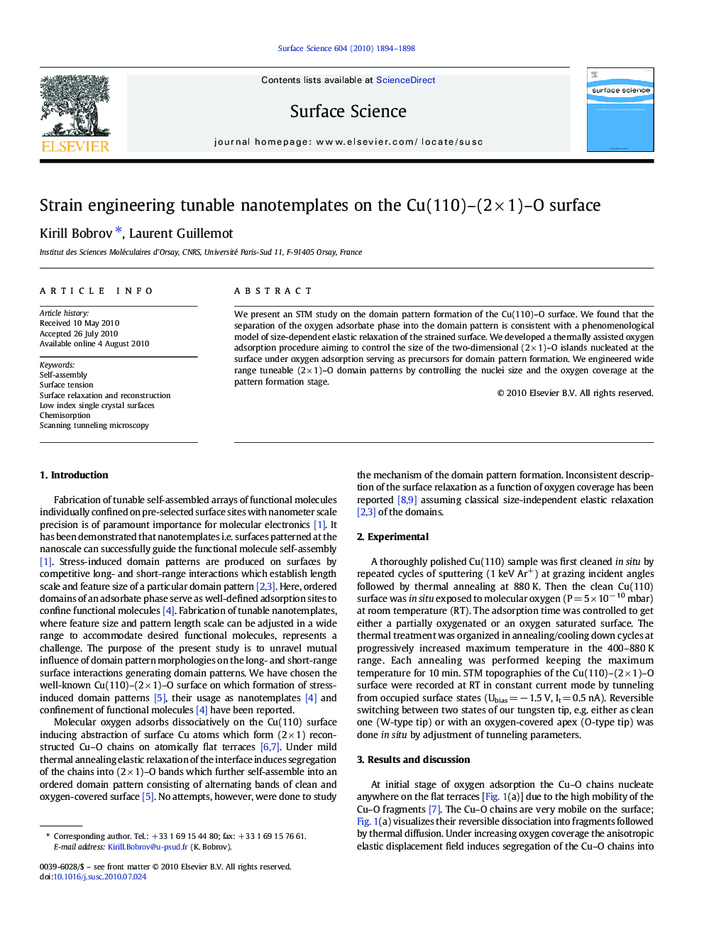 Strain engineering tunable nanotemplates on the Cu(110)-(2Â ÃÂ 1)-O surface