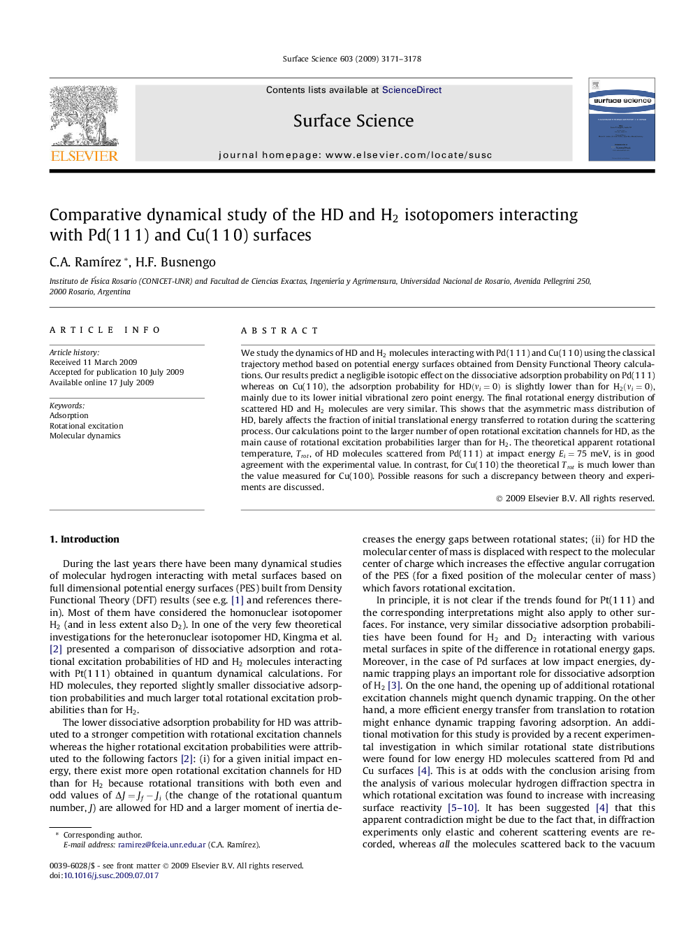 Comparative dynamical study of the HD and H2 isotopomers interacting with Pd(1Â 1Â 1) and Cu(1Â 1Â 0) surfaces