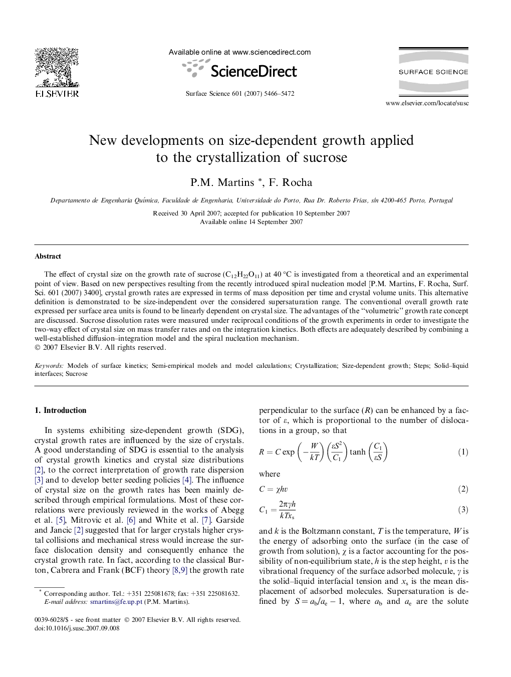 New developments on size-dependent growth applied to the crystallization of sucrose