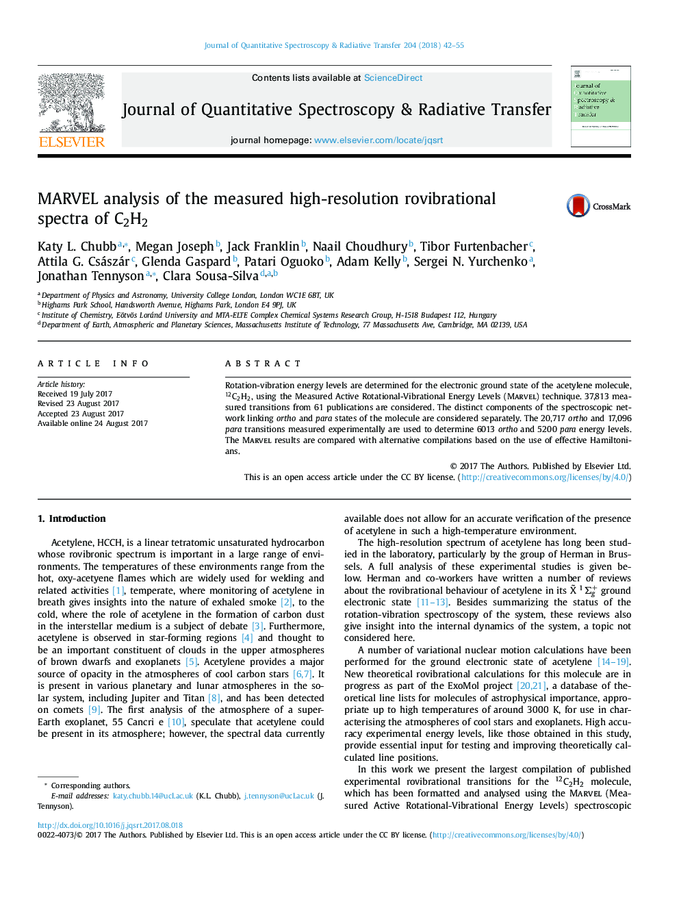 MARVEL analysis of the measured high-resolution rovibrational spectra of C2H2