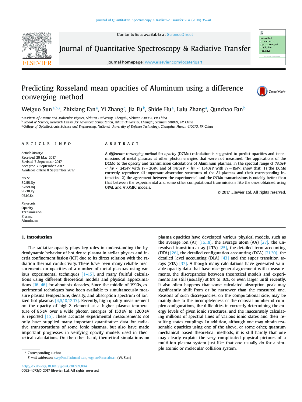 Predicting Rosseland mean opacities of Aluminum using a difference converging method