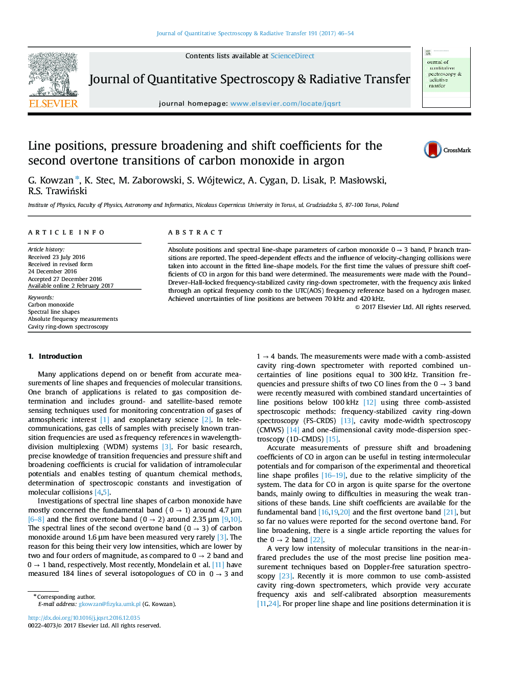 Line positions, pressure broadening and shift coefficients for the second overtone transitions of carbon monoxide in argon