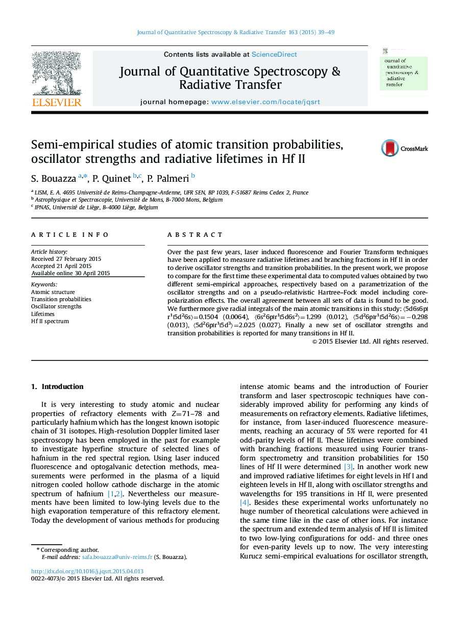 Semi-empirical studies of atomic transition probabilities, oscillator strengths and radiative lifetimes in Hf II
