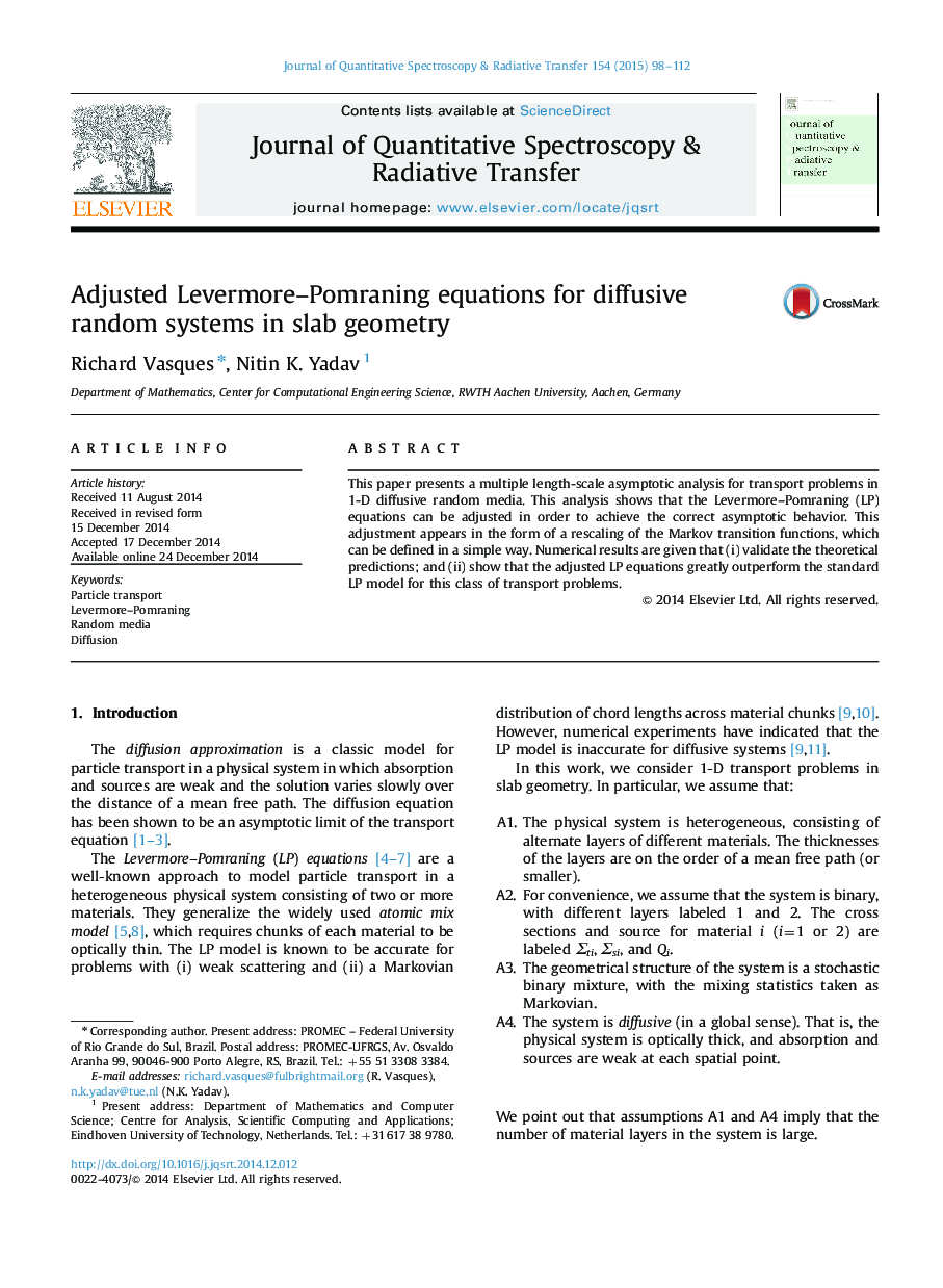 Adjusted Levermore-Pomraning equations for diffusive random systems in slab geometry