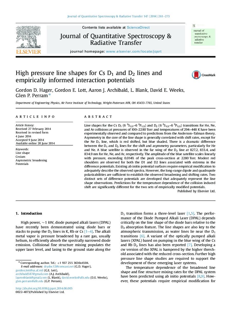 High pressure line shapes for Cs D1 and D2 lines and empirically informed interaction potentials