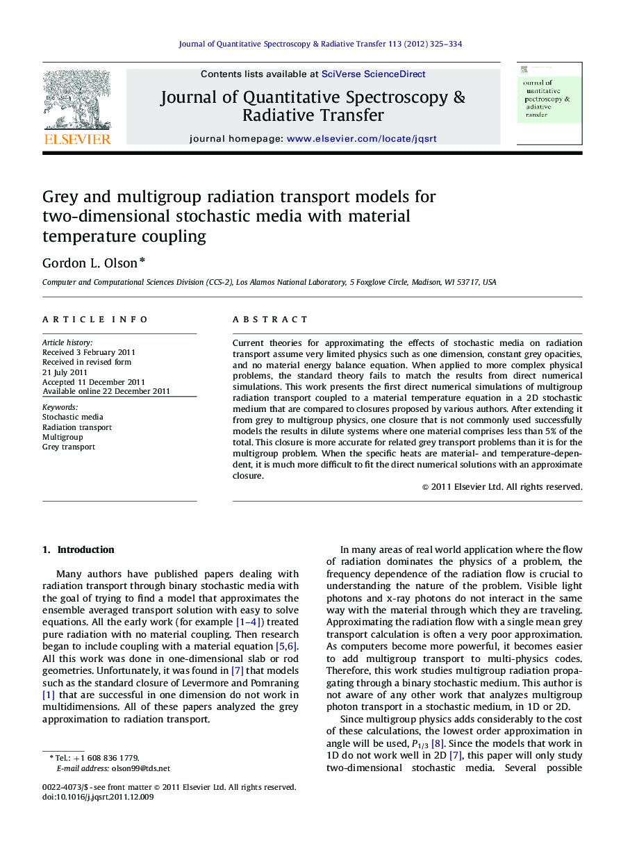 Grey and multigroup radiation transport models for two-dimensional stochastic media with material temperature coupling