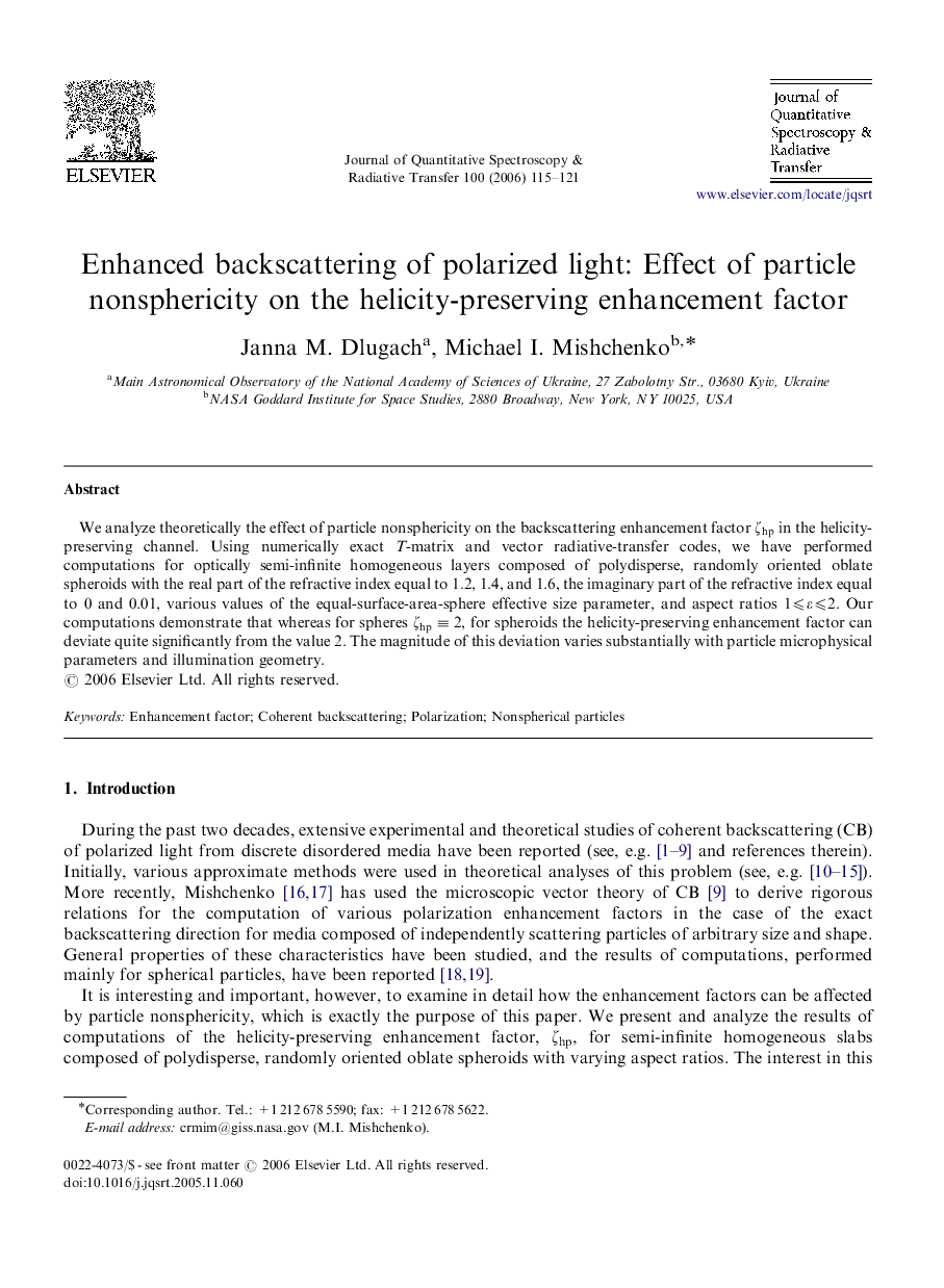 Enhanced backscattering of polarized light: Effect of particle nonsphericity on the helicity-preserving enhancement factor