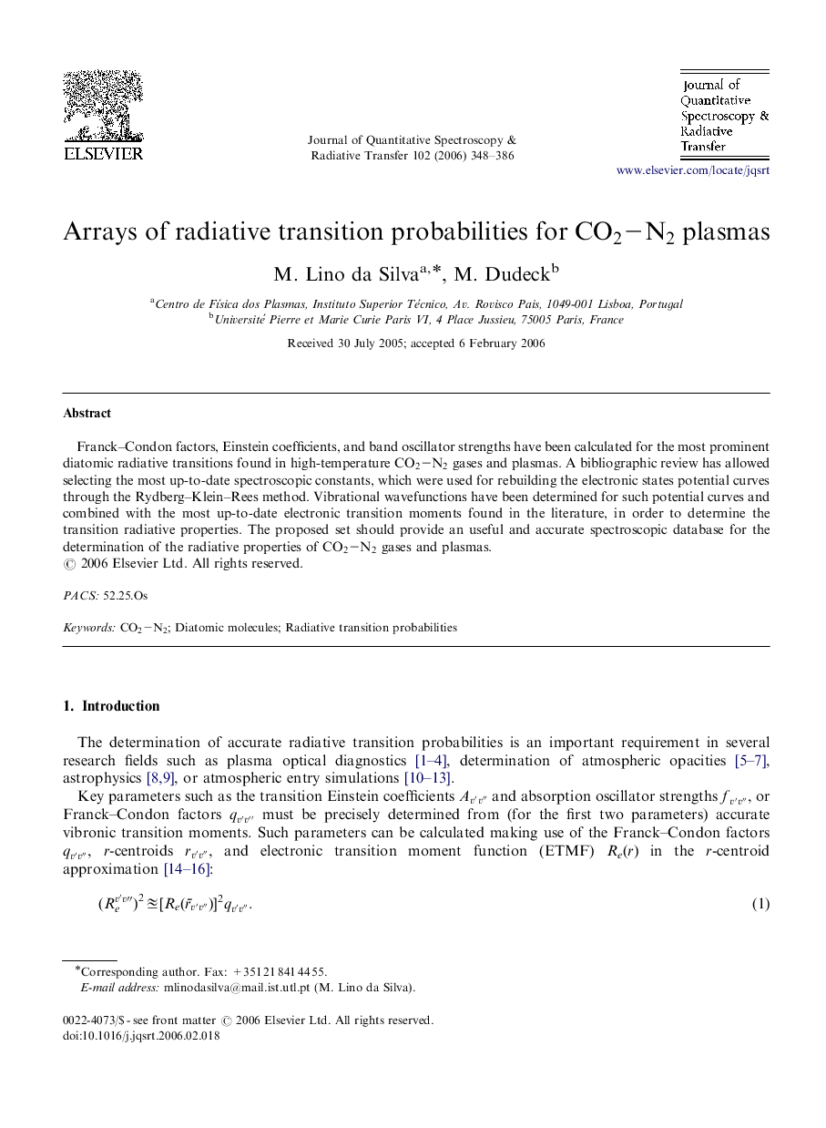 Arrays of radiative transition probabilities for CO2-N2 plasmas