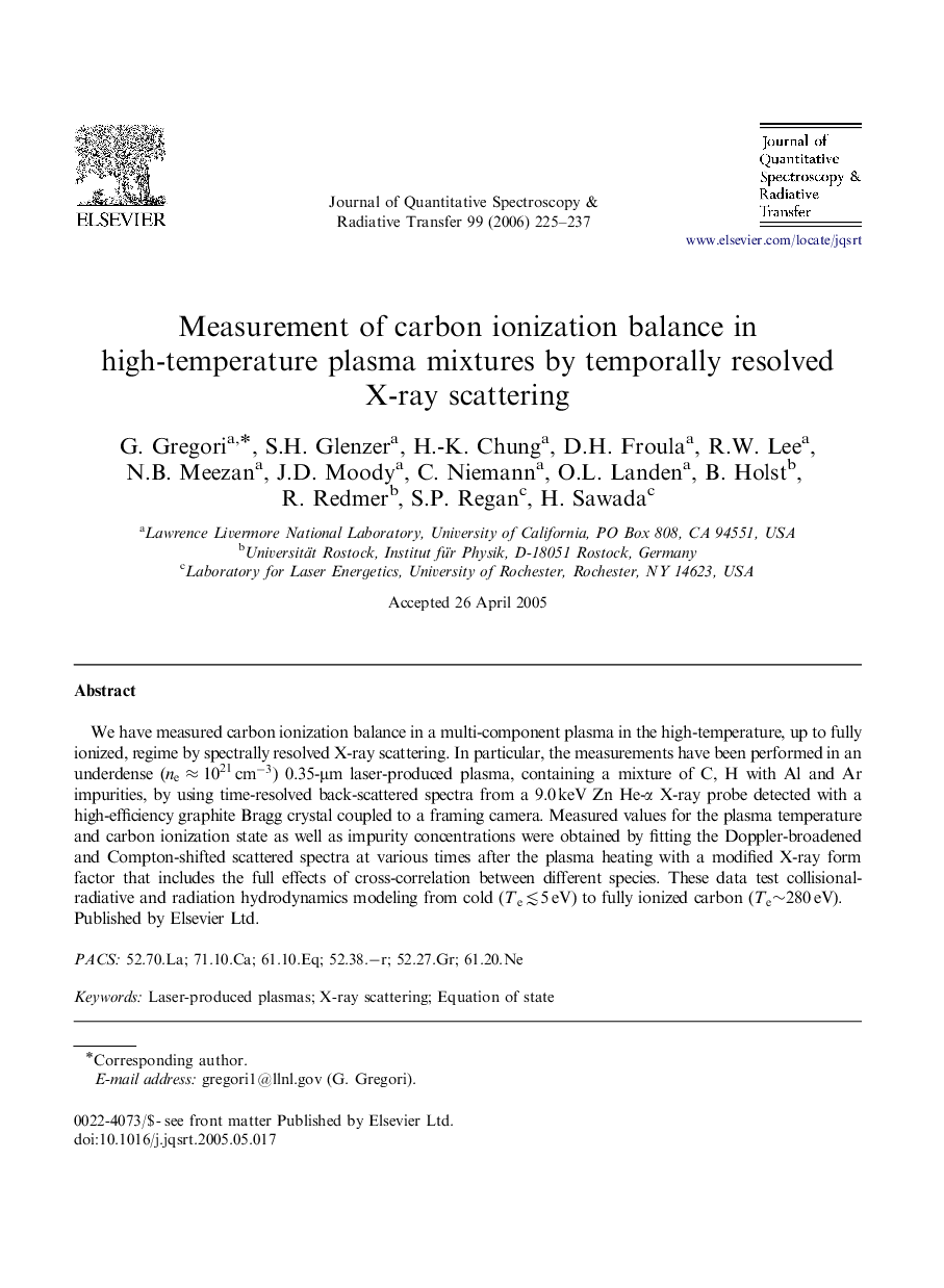 Measurement of carbon ionization balance in high-temperature plasma mixtures by temporally resolved X-ray scattering