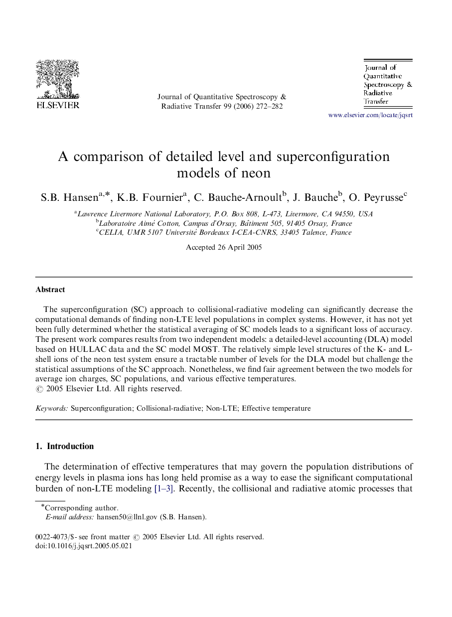 A comparison of detailed level and superconfiguration models of neon