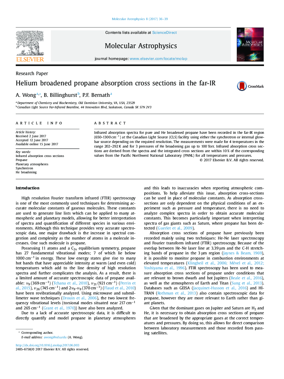 Helium broadened propane absorption cross sections in the far-IR