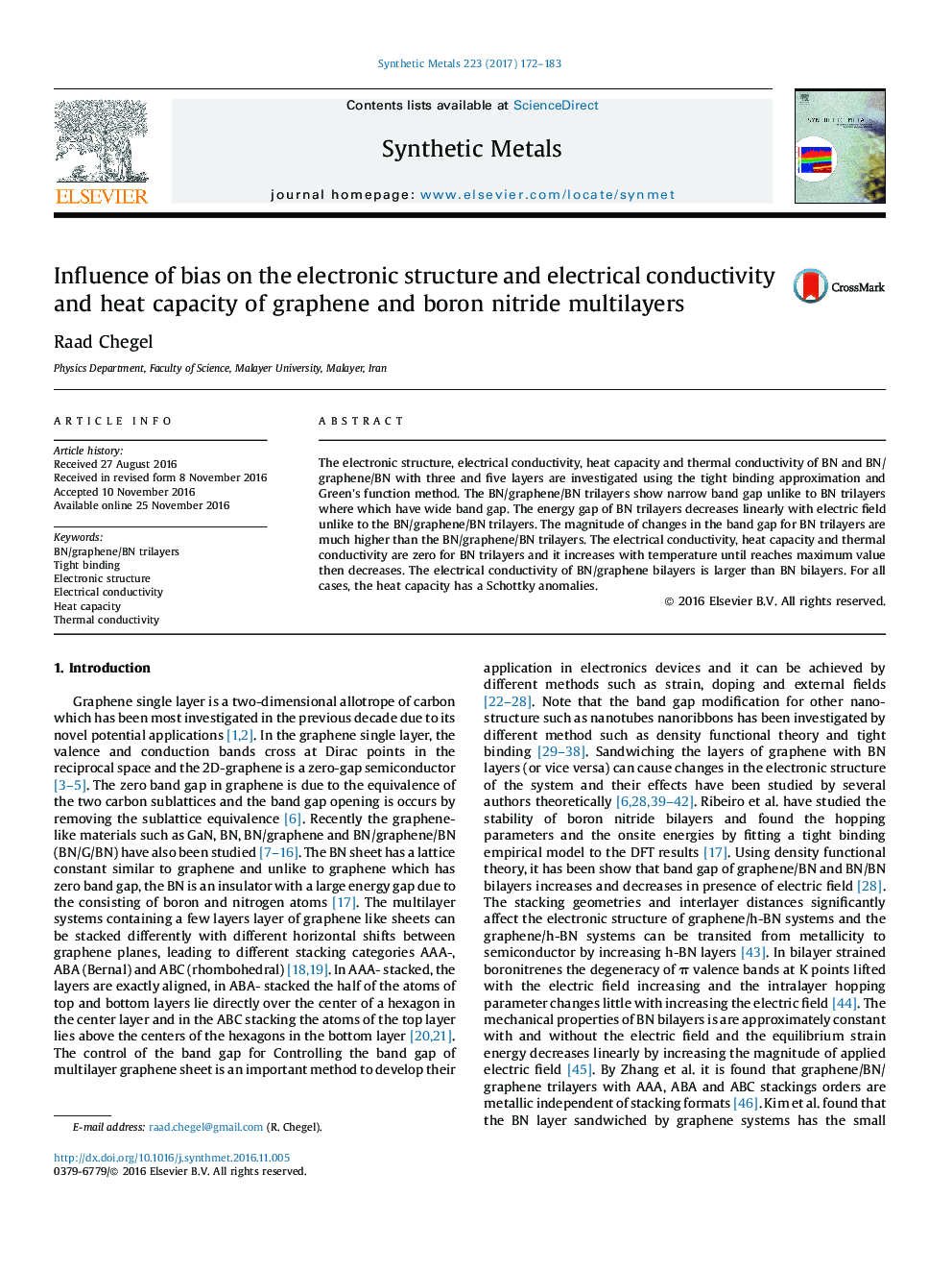 Influence of bias on the electronic structure and electrical conductivity and heat capacity of graphene and boron nitride multilayers