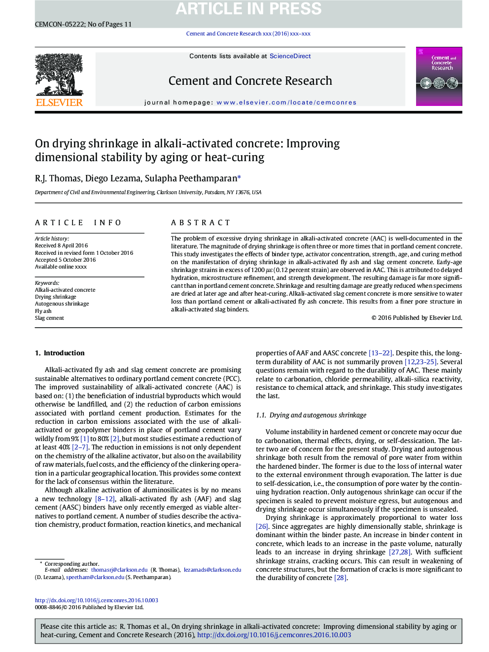 On drying shrinkage in alkali-activated concrete: Improving dimensional stability by aging or heat-curing