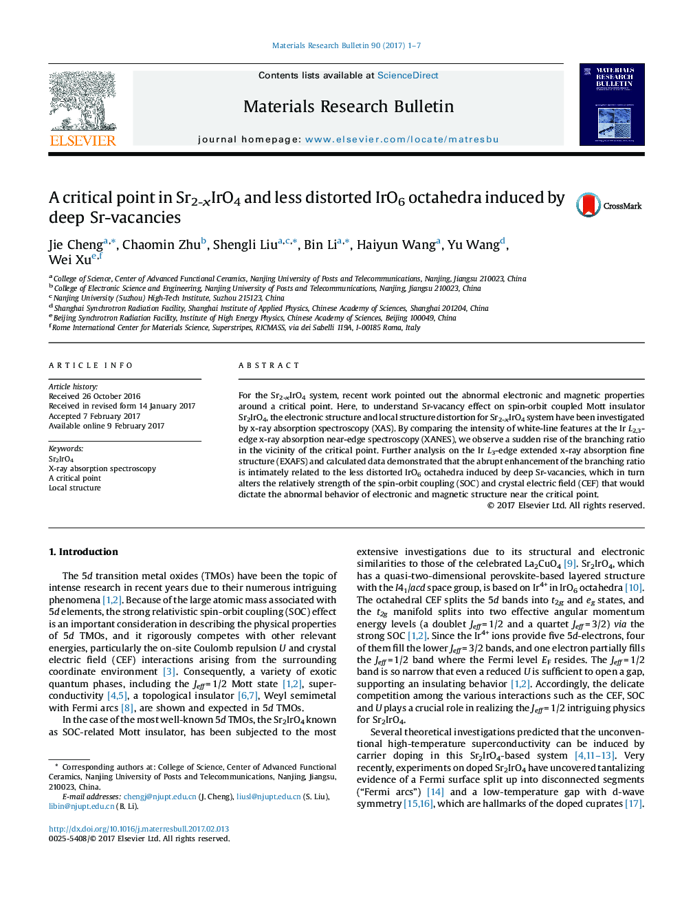 A critical point in Sr2-xIrO4 and less distorted IrO6 octahedra induced by deep Sr-vacancies