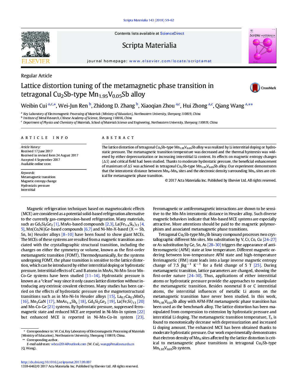 Lattice distortion tuning of the metamagnetic phase transition in tetragonal Cu2Sb-type Mn1.95V0.05Sb alloy