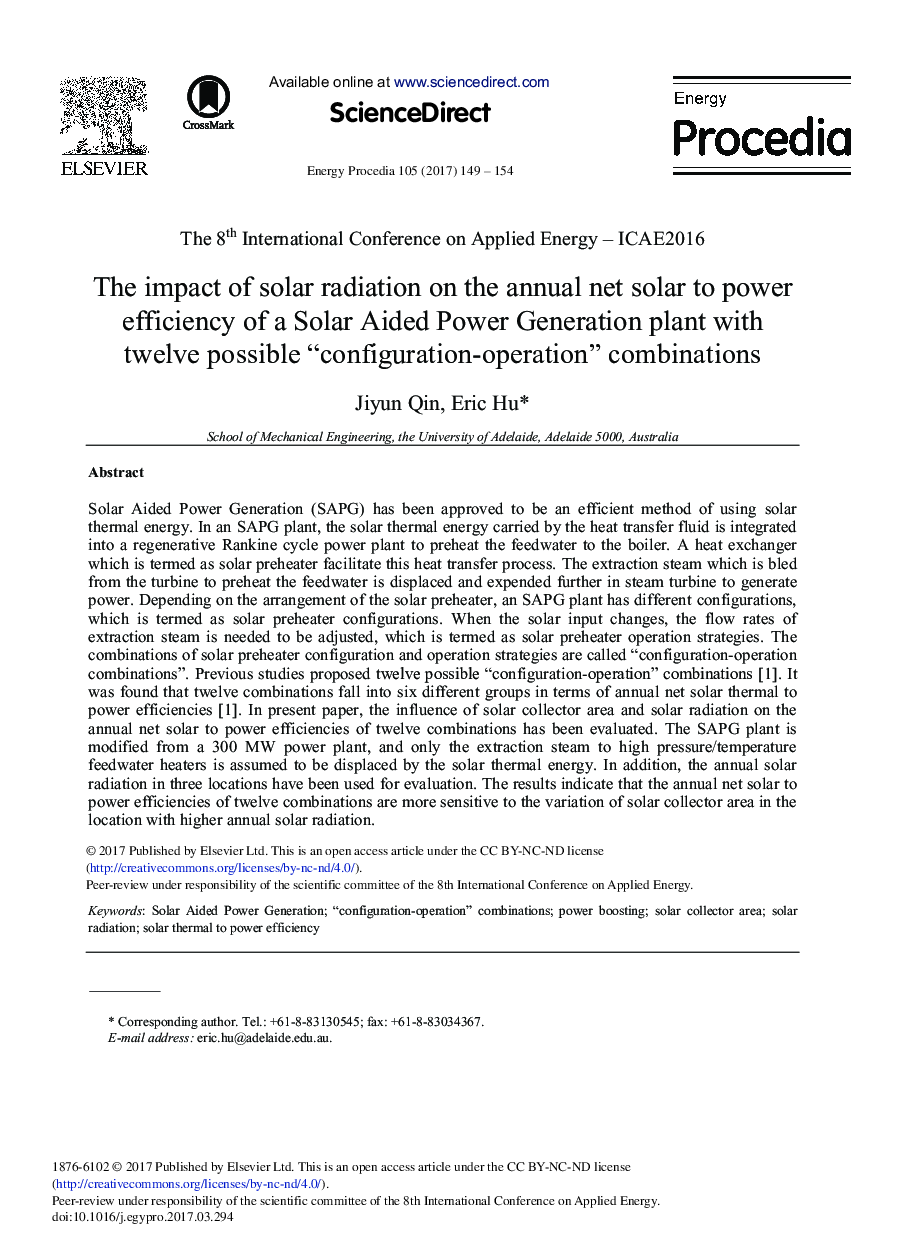 تاثیر تابش خورشیدی در خورشیدی خالص خورشیدی سالانه به کارایی برق یک کارخانه تولید انرژی خورشیدی با دوازده عملیات پیکربندی ممکن است؟ ترکیبات 