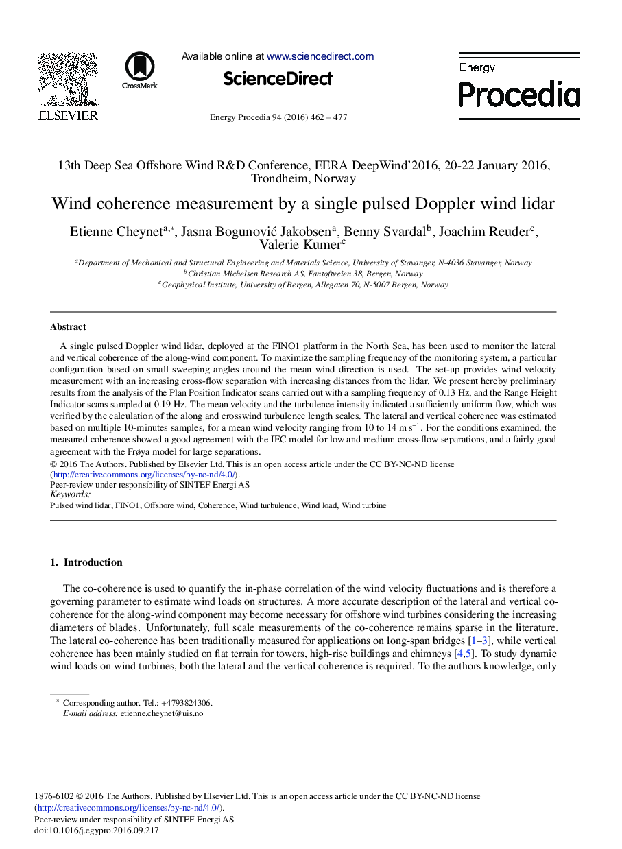 Wind Coherence Measurement by a Single Pulsed Doppler Wind Lidar