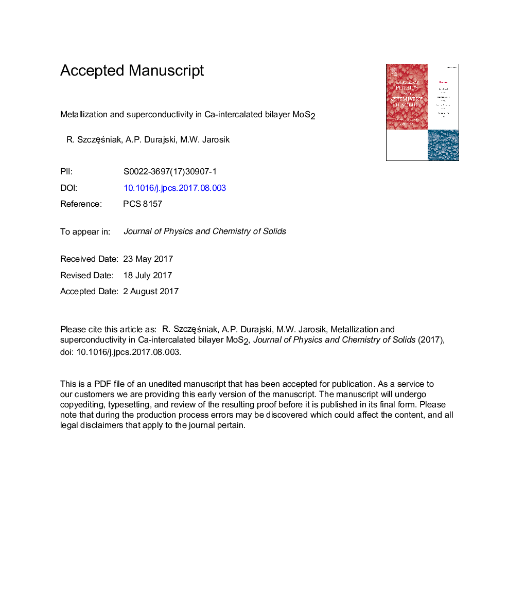 Metallization and superconductivity in Ca-intercalated bilayer MoS2