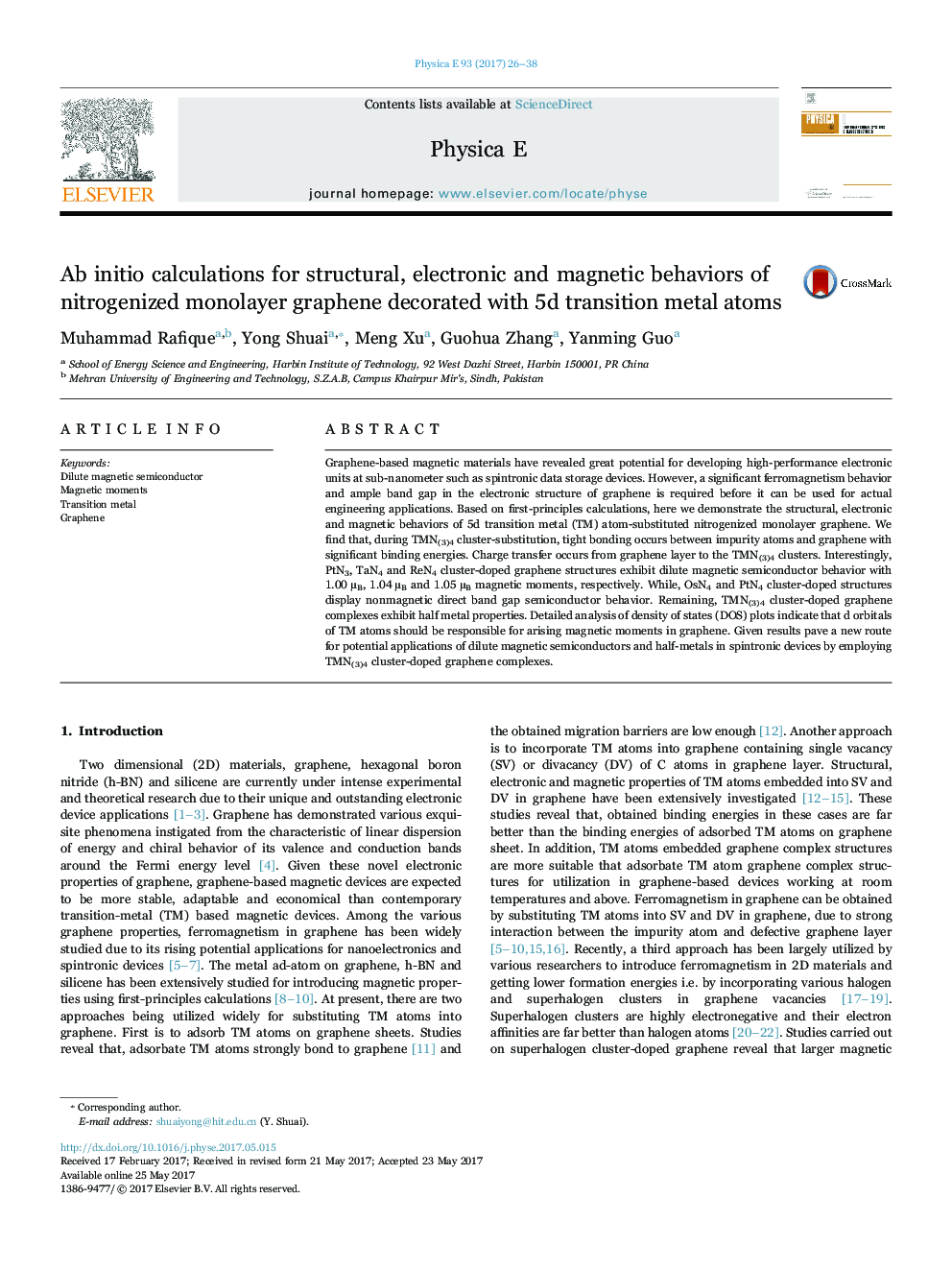 Ab initio calculations for structural, electronic and magnetic behaviors of nitrogenized monolayer graphene decorated with 5d transition metal atoms