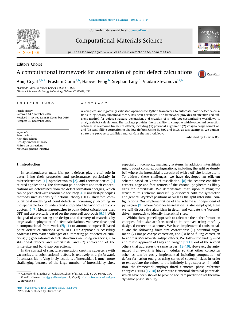 یک چارچوب محاسباتی برای اتوماسیون نقاط نقطه 