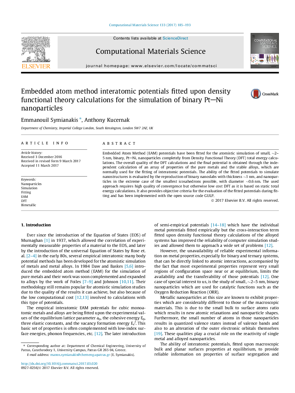 Embedded atom method interatomic potentials fitted upon density functional theory calculations for the simulation of binary PtNi nanoparticles