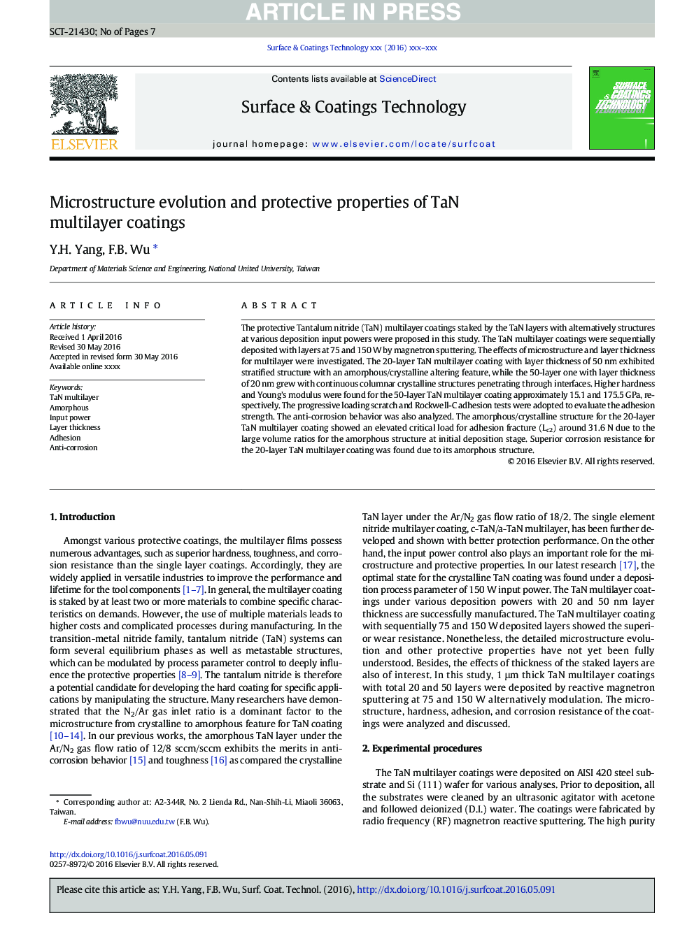 Microstructure evolution and protective properties of TaN multilayer coatings